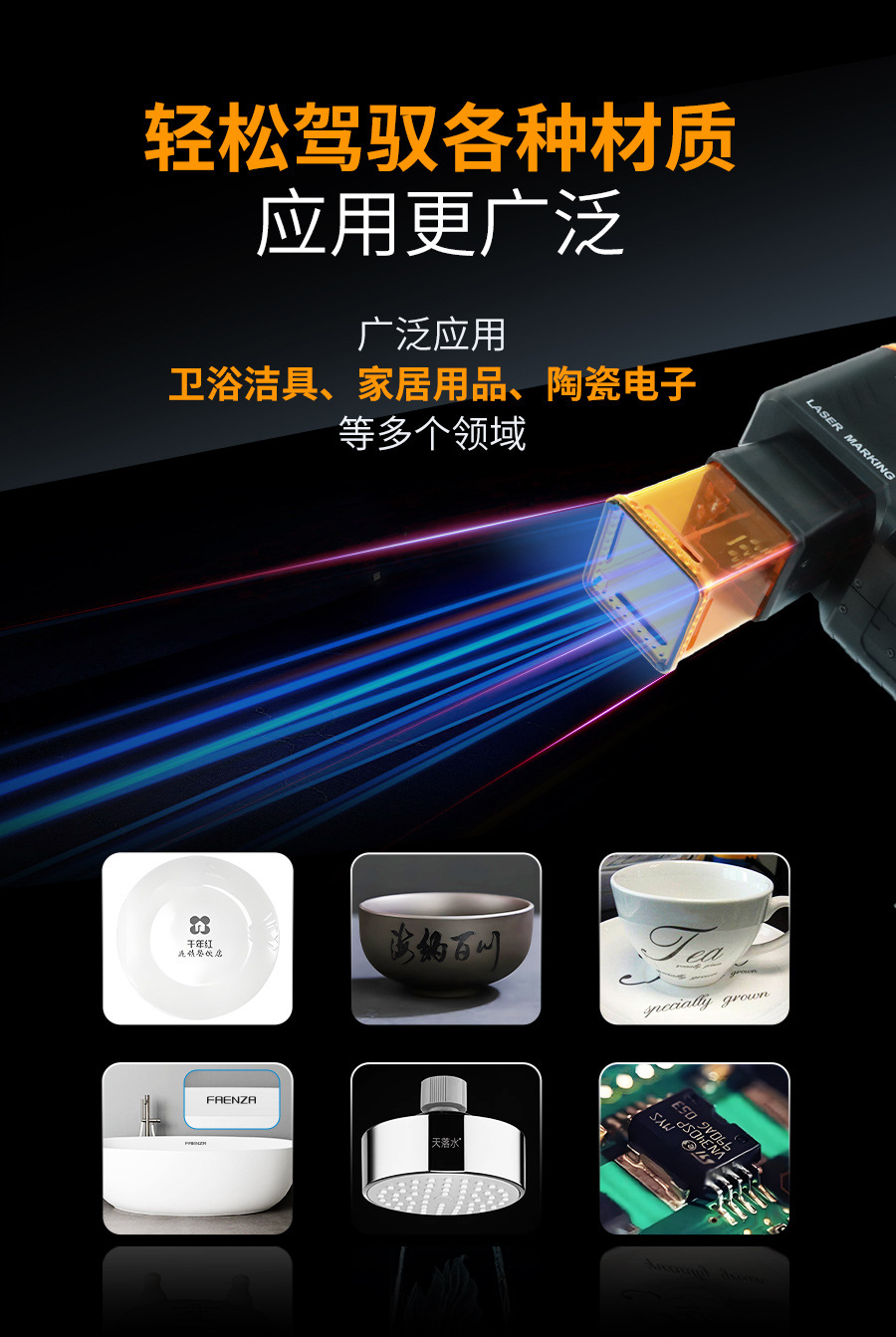 陶瓷专用激光打标机 第3张
